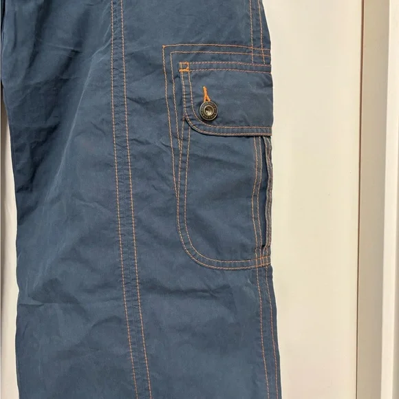 PRANA Blue Cropped Cargo Pants Athleisure - Picture 5 of 10